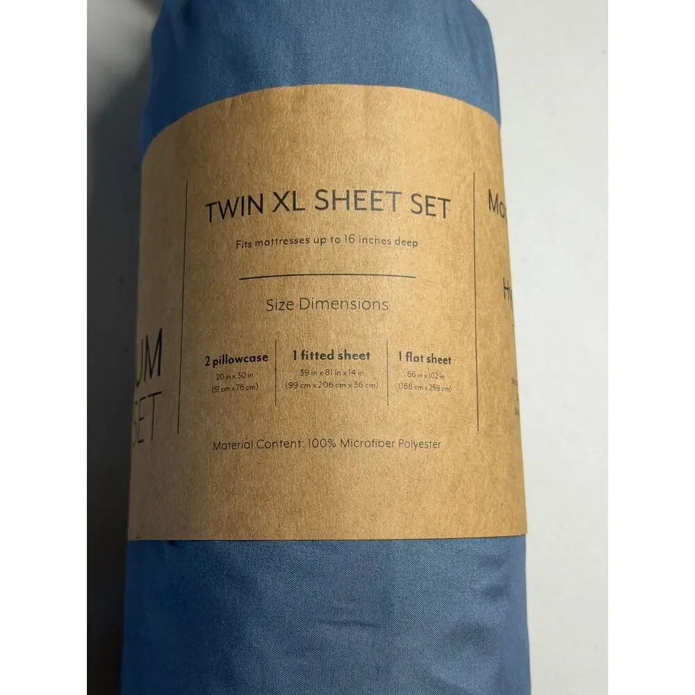 NEW! Casual Comfort iEnjoy Twin XL Sheet Set Stone